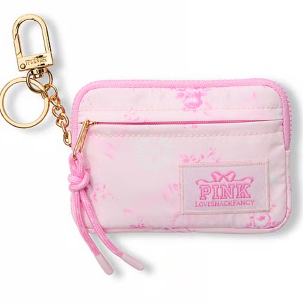 Pink x LoveShackFancy Zip Card Case